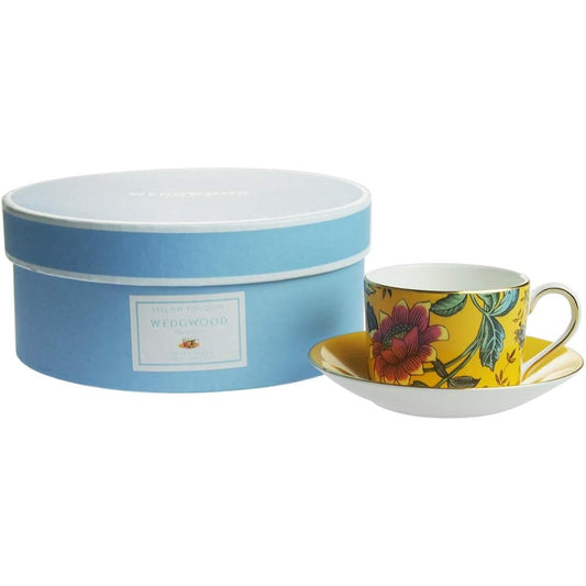 Wedgwood Wanderlust Yellow Tonkin Tea Cup Saucer [Parallel Import]