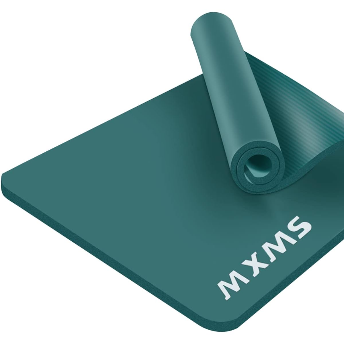 YUREN Men's Training Mat Wide 90*190cm Extra Thick 15mm Extra Large Yoga Mat High Density Nitrile Rubber Muscle Training Mat Pilates Exercise Mat Anti-Slip Beginner Storage Bag Included