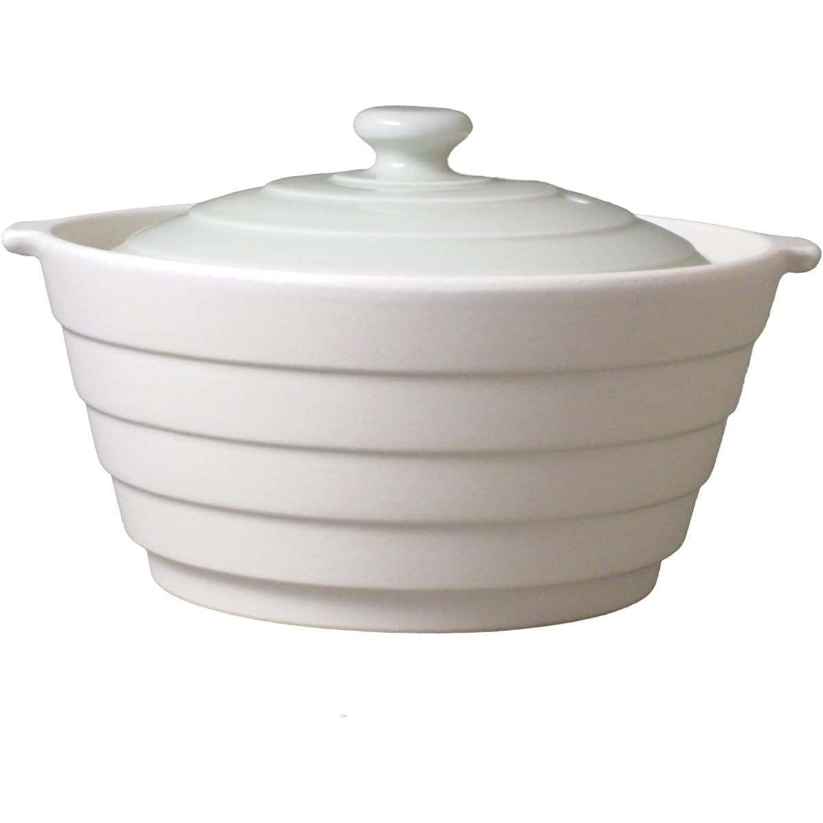 Hachiemon Kiln Daikei Only Bowl, Versatile Cooking Pot, Direct Fire, Oven, Microwave Safe, Light, Easy to Use, Arita Ware Ivory HJ-05