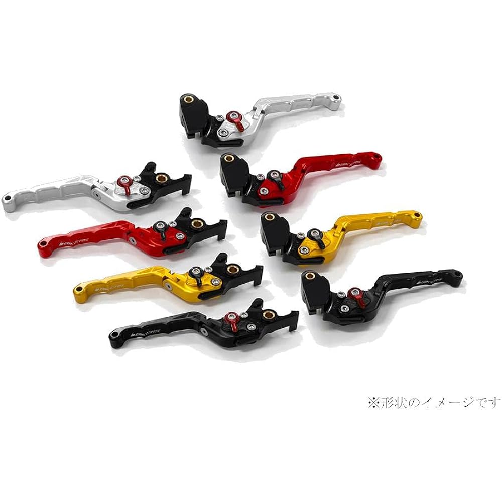 BIKERS Brake Clutch Lever ZX-25R Ninja650 Z650 Z900 Aluminum Foldable 6 Level Adjustment Titanium BK-K0526-TIN