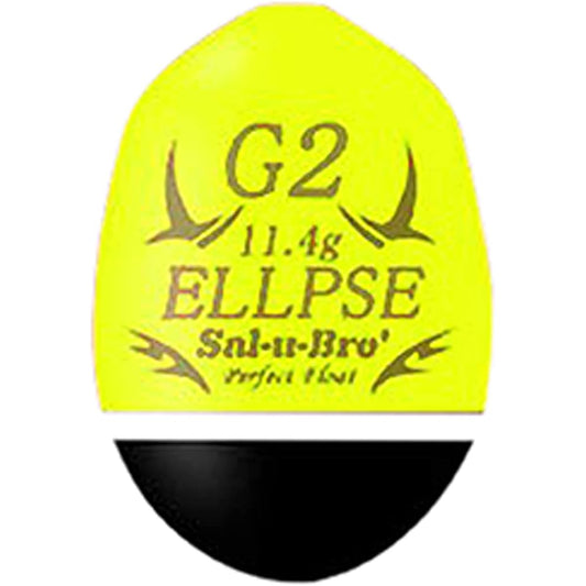 Solbre Ellipse Yellow Medium Float Gray Conical Float