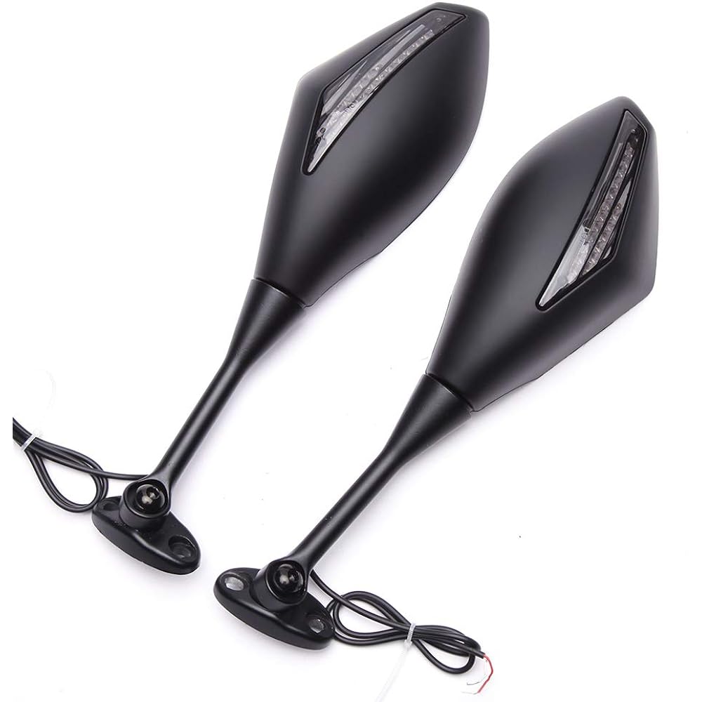 Compatible with Honda CBR250R CBR 600 RR (matte black+smok lens#1)