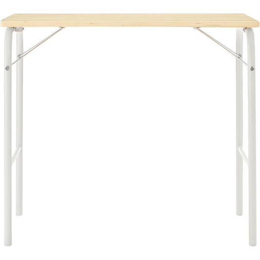 MUJI Steel Pipe Table Off White Foldable 12132233