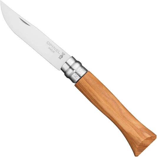 OPINEL Stainless Steel #6 Olive Wood 41522