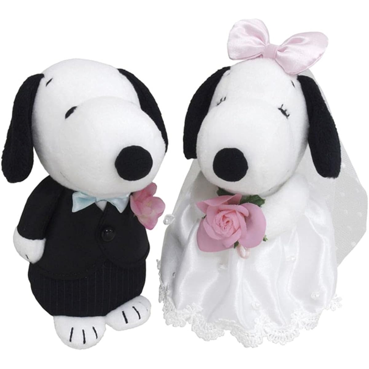 Yoshinori SNOOPY Snoopy & Bell Wedding Western Style Stuffed Toy 182074