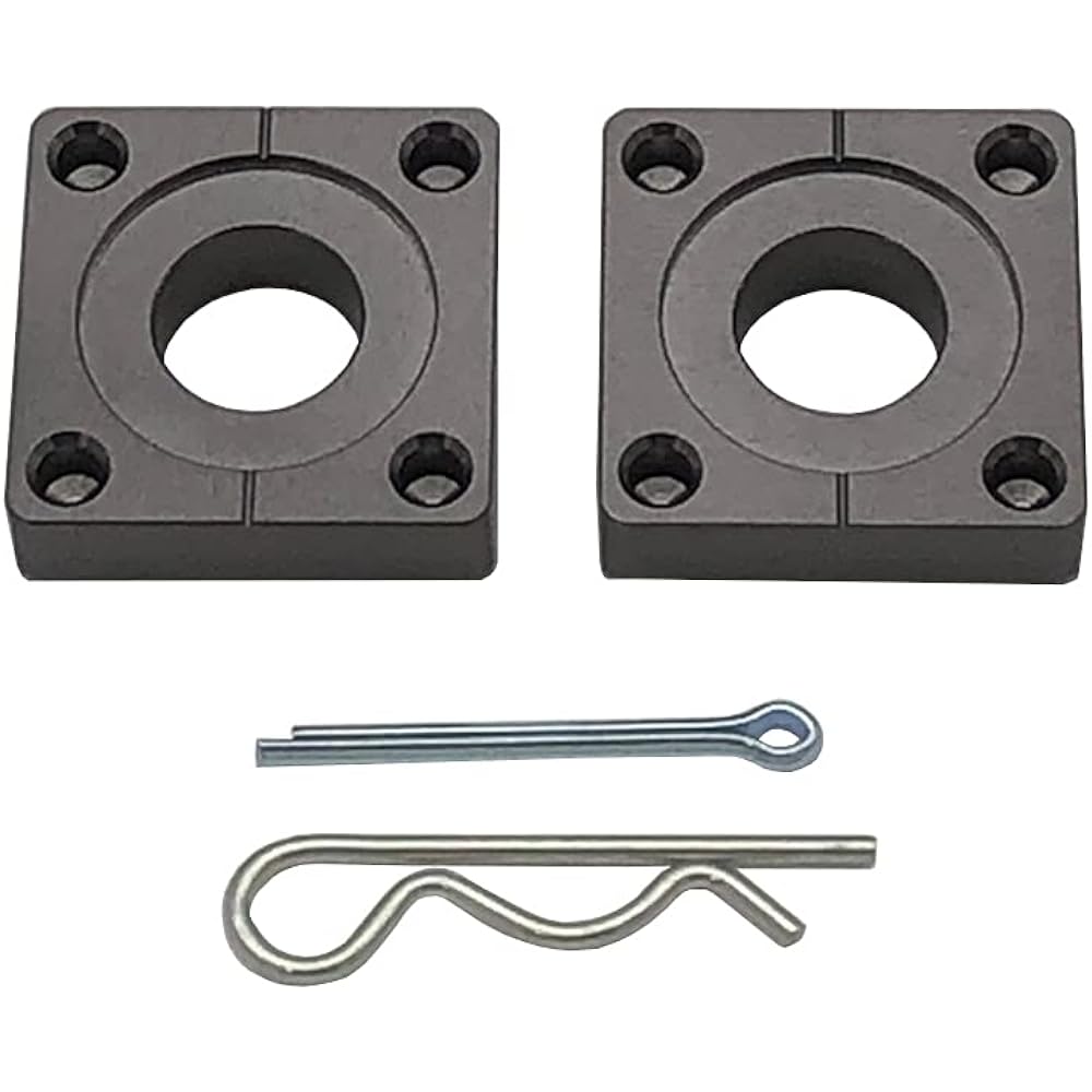 POSH Chain Adjuster Plate 45 x 45mm Machined Duralumin Anodized Finish Titanium Z900/RS 658837