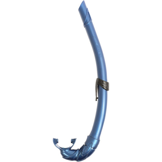 CRESSI Deep Freediving Spearfishing Snorkel [CORSICA] Wide tube is collapsible Soft silicone mouthpiece No drain valve [Genuine product]