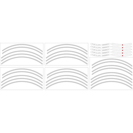 World Walk Ninja250 Ninja250SL Rim Sticker Silver ninja250-rim_s