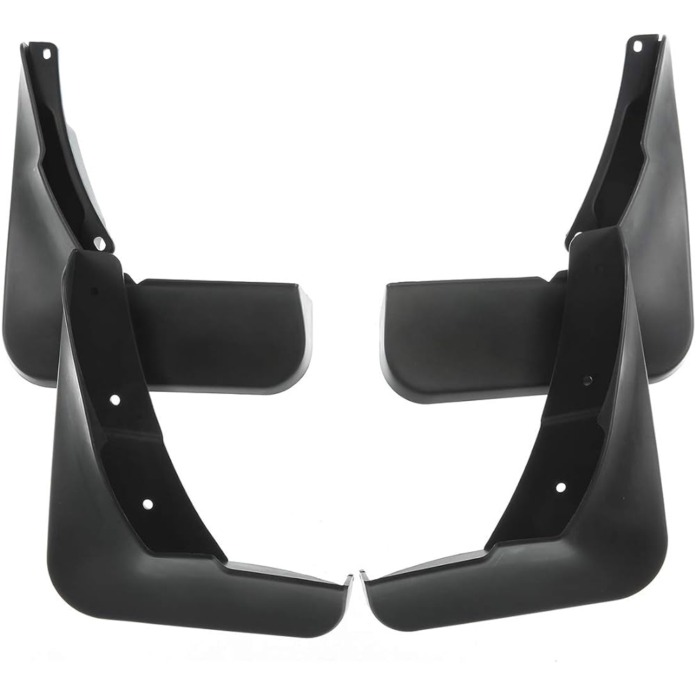 A-PREMIUM Mad Flap Splash Guard Guard Mad Flap Hardwear Kit Accessories Audi A6 2012-2016 (Sedan only) Black Front and rear (driver & passenger seat side) 4 sets