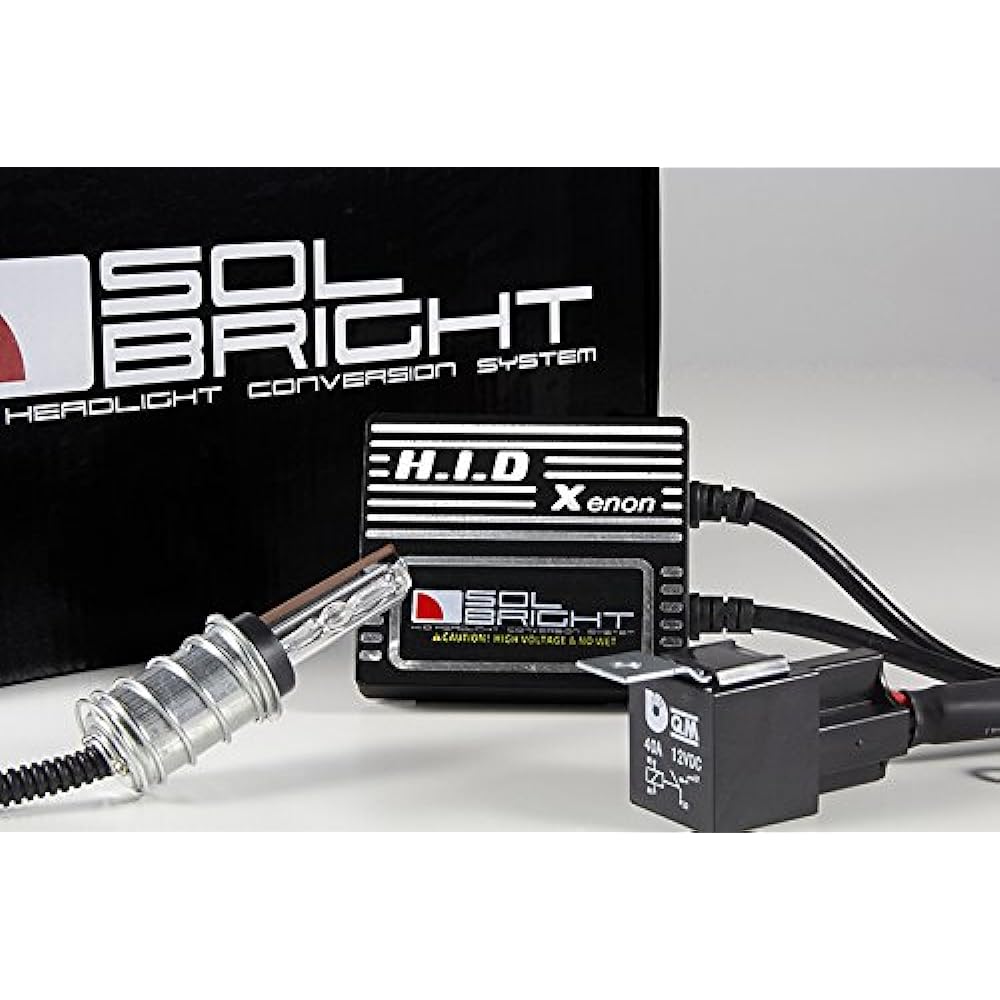 SOLBRIGHT Motorcycle HID Kit 1 Light 25W 4300KPH7/PH8/H3 Hi/Lo 9993