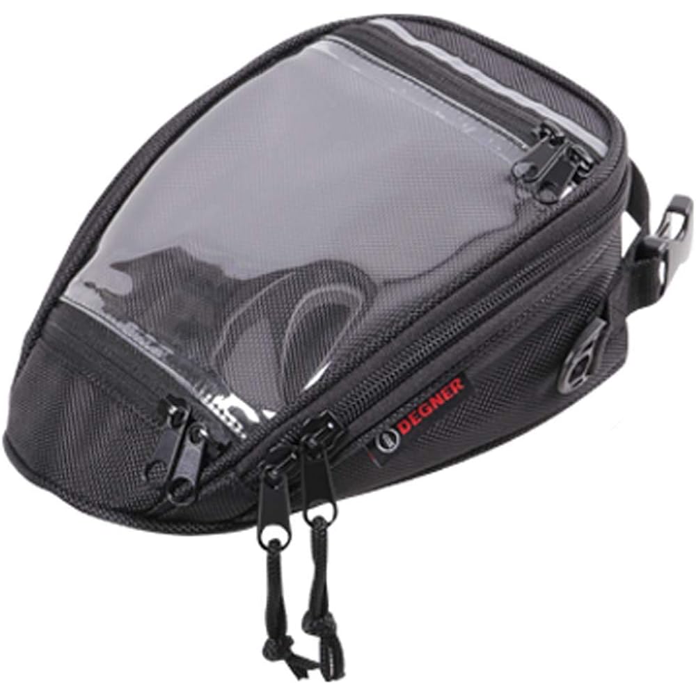 DEGNER Magnetic Tank Bag/MAGNET TYPE TANK BAG Black NB-171