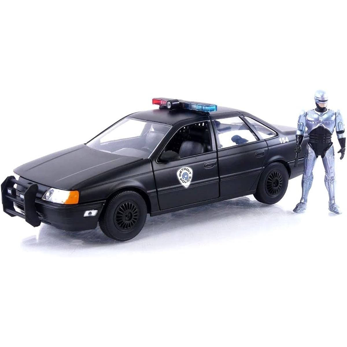 Jada Toys 1:24 ROBOCOP 1986 OCP FORD TAURUS w/ROBOCOP Robocop Minicar [Parallel Import]