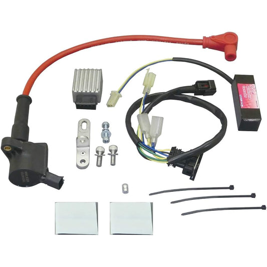 POSH Super Ignition Coil Kit with Speed Pro Twin Red for Monkey 125 277710-04