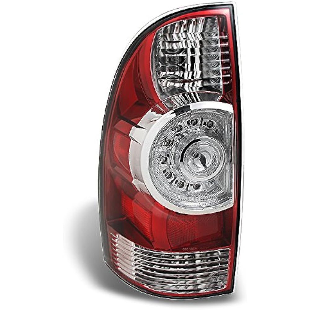 05-15 Toyotata Komapic Up for Truck Red Clear Tail Light Brake Lamp Driver left side replacement