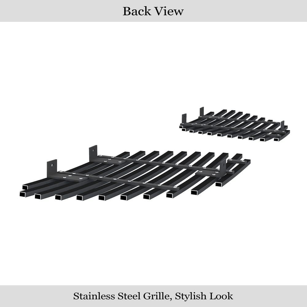 APS P85158H Pontiac G6 2005-2009 Main Upper Stainless Steel Black Billet Grill Grill Insert