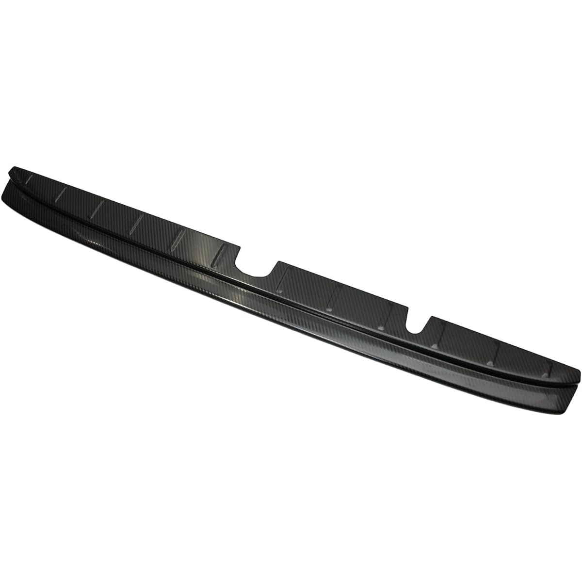 Every Wagon DA17W Rear Bumper Step Guard Protector Cover Step Guard Rear Scratch Resistant Rust Resistant Stainless Steel Plating Finish 1P FJ5205-01-carbon