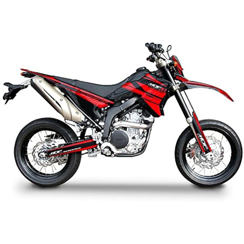 MDF Graphic Kit Shroud Set Attacker Model Red WR250X(08-) MWRX-A-RD-SH