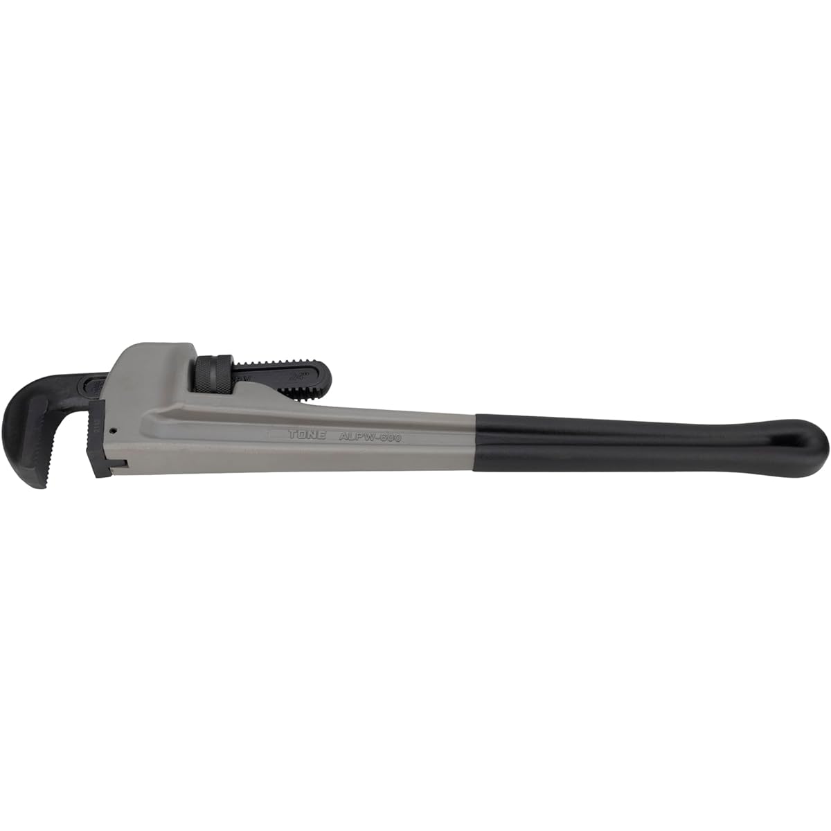 TONE Aluminum Pipe Wrench ALPW-600 Applicable Pipe Diameter 80A Total Length 558mm Maximum Opening 100mm