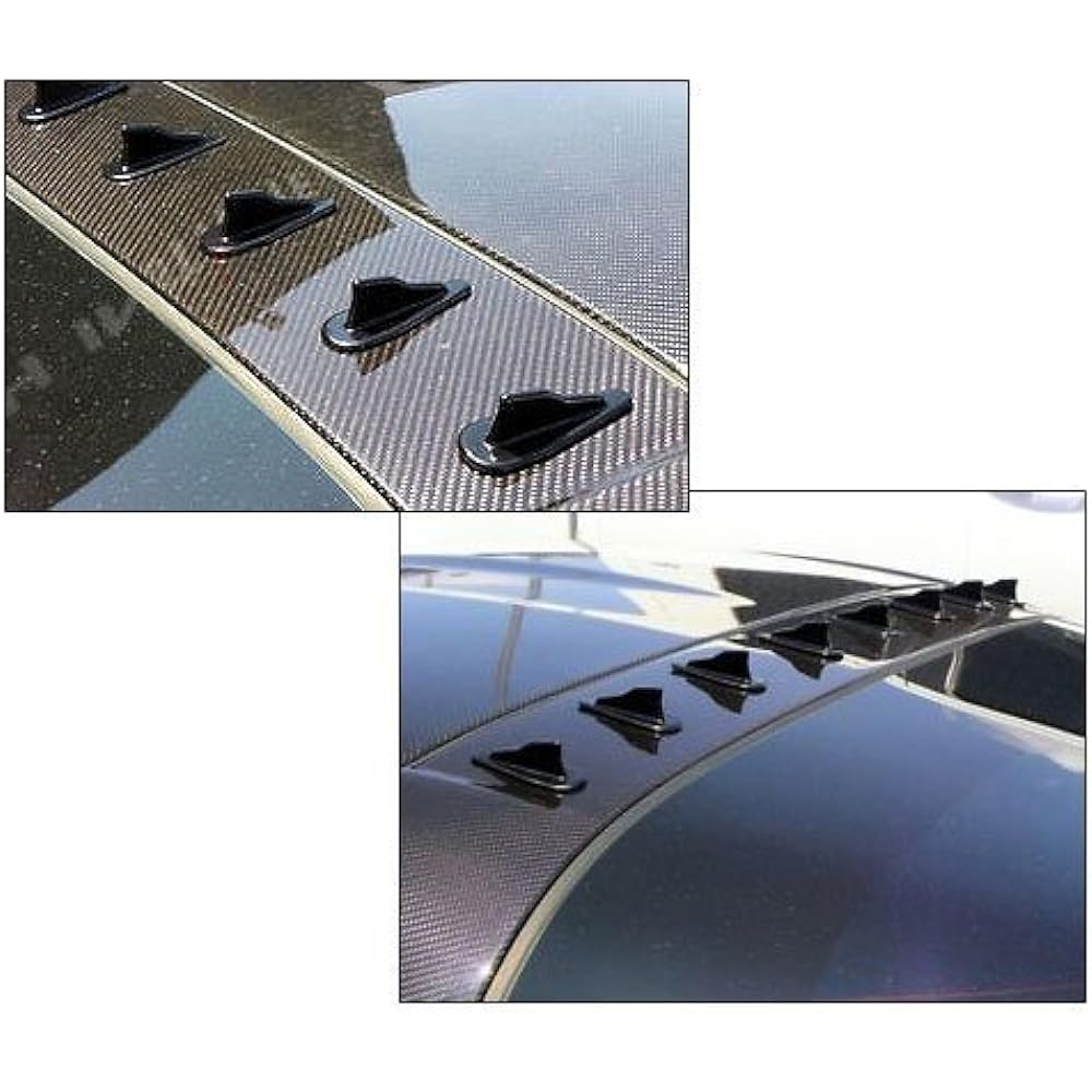 IKON MOTORSPORTS Roof Spoiler Lexus EVO Style Voltex Generator Roof Spoiler 10 Set | 1997 1998 2001 2002 2005 2005 2007 2009 2007 2009