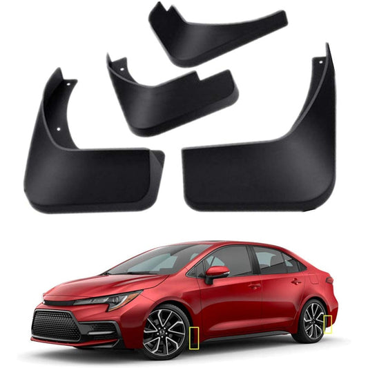 Mudguard Kit 2024 Toyota Corolla Sedan 2020-2023 Mud Plash Guard Fender Front and Rear 4-Piece Set