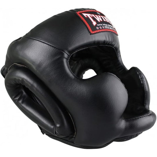 Twins Headgear Genuine Leather Black Size S