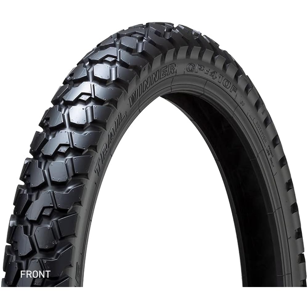 iRC Tire 110411 GP-410 110/80-17 M/C 57S TL (Tubeless) Front