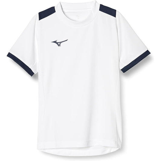 [Mizuno] Soccer Wear Field Shirt Short Sleeve Sweat Absorbent Quick Drying Slim Junior Kids P2MA1120