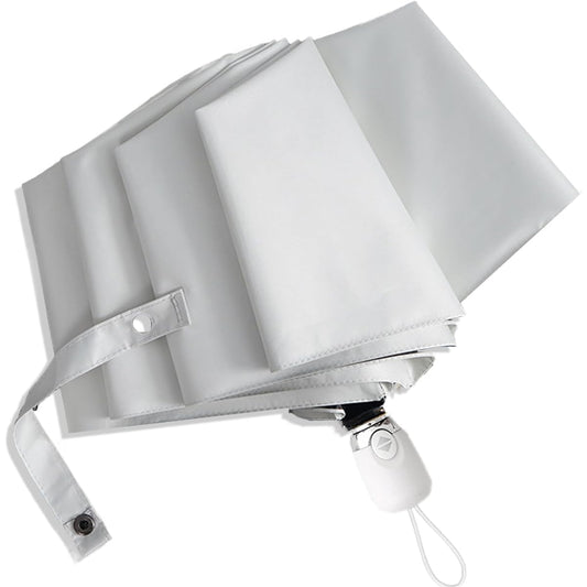 Parasol, Folding Umbrella, Folding Parasol, UV Protection Rate, Light Shielding, Heat Shielding, One-Touch Auto Open/Close, Compact, UV Blocking, Wind Resistant, Water Repellent, For Both Sunny and Rainy Days, Portable, Present (Ipoly (8 Ribs/For Both Su