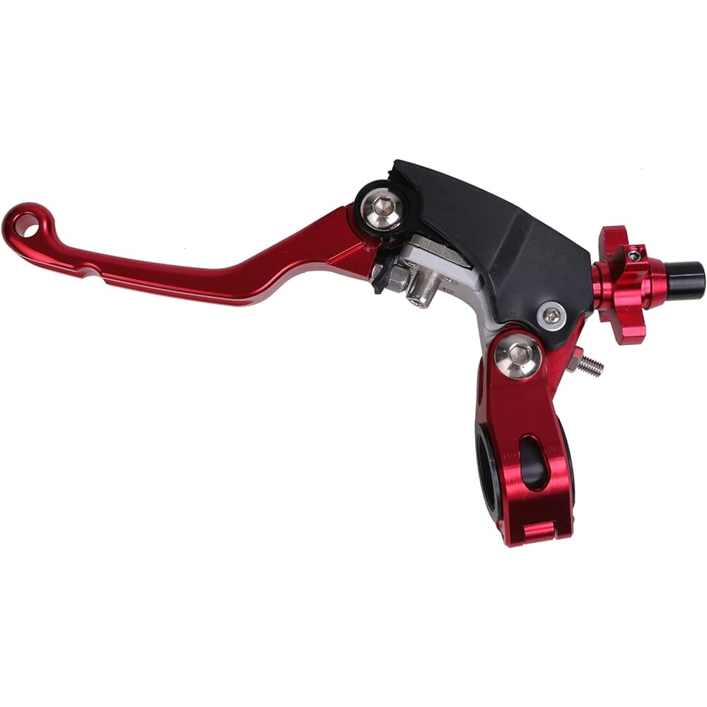 Ultralight Clutch Lever Pivot Perch YZ125 YZ250 XR250 SL230 WR250 Sero 250 CRF125 CRF150 CRF250L CRF250RALLY CRM250 etc. General Purpose External Product (Red)