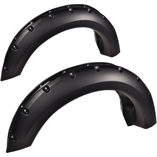 Pocket Bolt Rivet Style Wheel Fender Flare Ford F-150 Style Side Model 2004-2008 / Lincoln 2006-2008 Mark LT