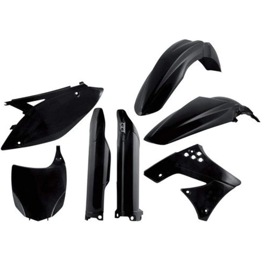 Acerbis Full Plastic Kit Black -Compatible models: Kawasaki KX250F 2009-2012