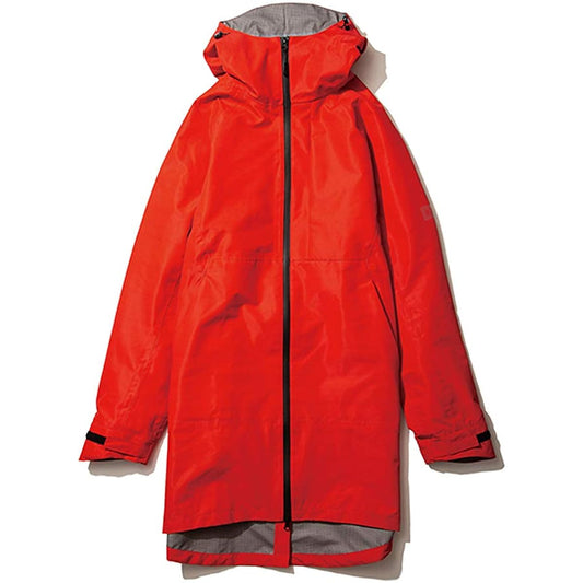 KiU Raincoat for Heavy Rain Slicker Rain Long Jacket Red L Moisture Breathable Durable K153L-916