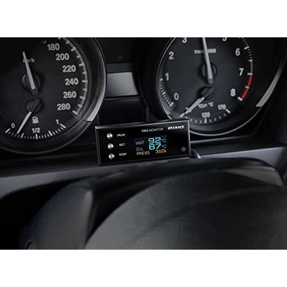 PIVOT (Pivot) Digital monitor [PRO MONITOR] A monitor that displays water temperature, oil temperature, and oil pressure with high precision in one unit in the smallest space PRM
