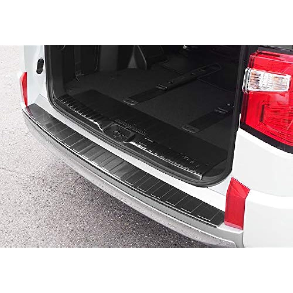 Samurai Produce Mitsubishi Delica D:5 Dedicated Rear Bumper Step Guard & Luggage Scuff Plate 4P Black Hairline