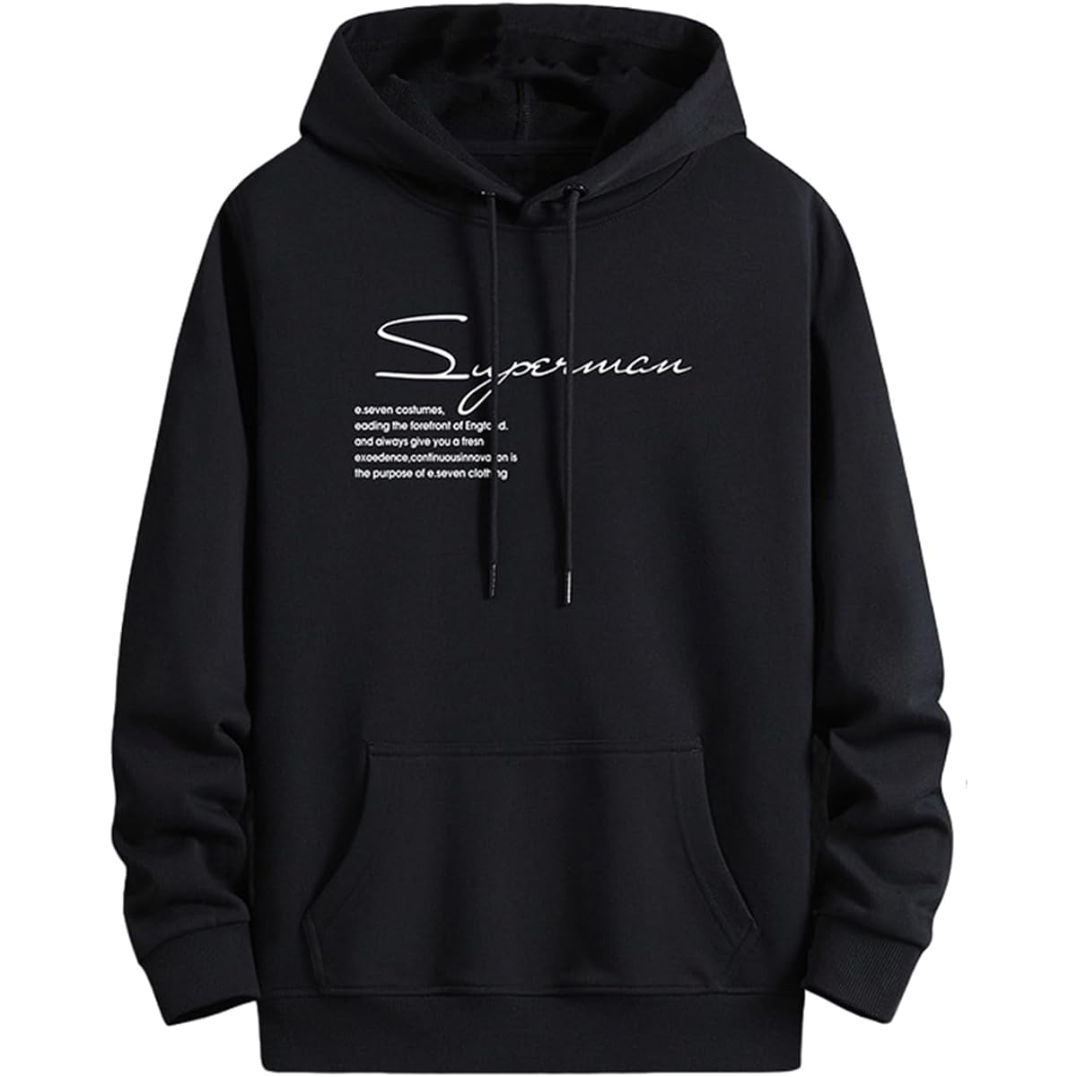 [ODFMCE] Men's Parka, Long Sleeve, Spring, Pullover, Loose, Cotton, Hooded, Stylish, Large Size
