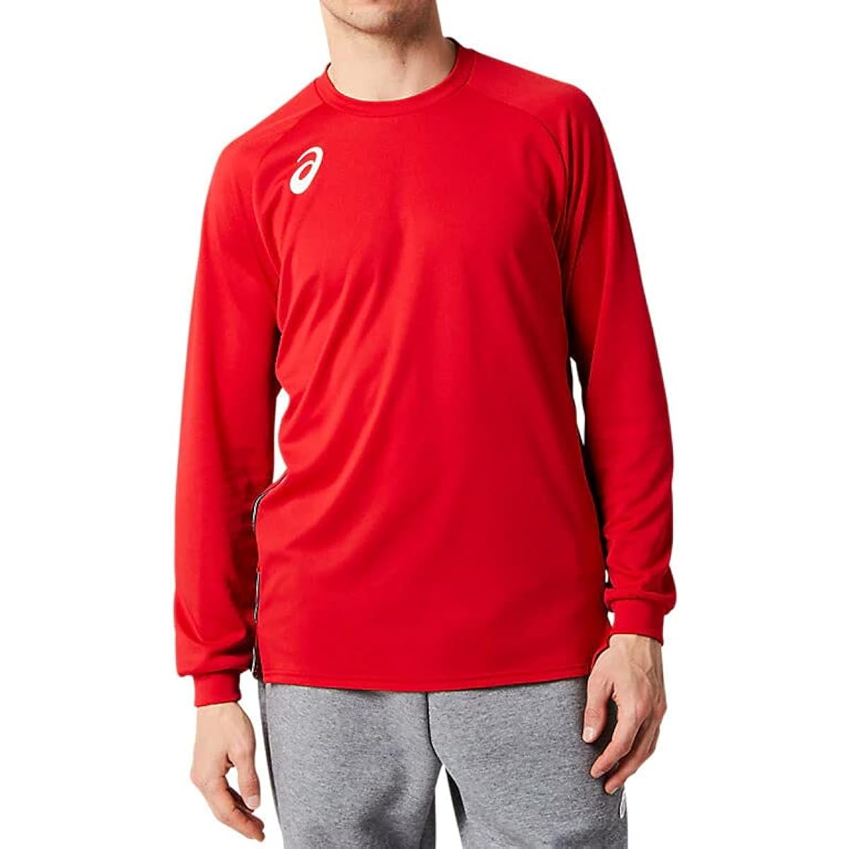 ASICS 2101A054 Men's Soccer Wear Team Practices Long Sleeve Shirt