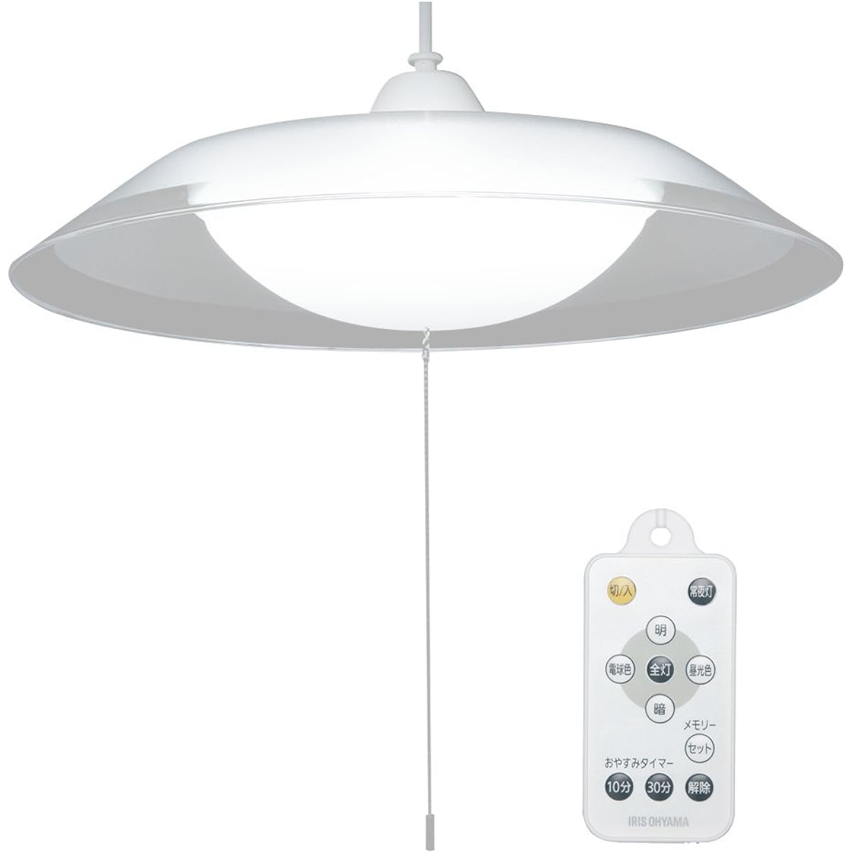 Iris Ohyama LED Pendant Light Dimmable Color Type ~6 Tatami Western Style PLC6DL-P2