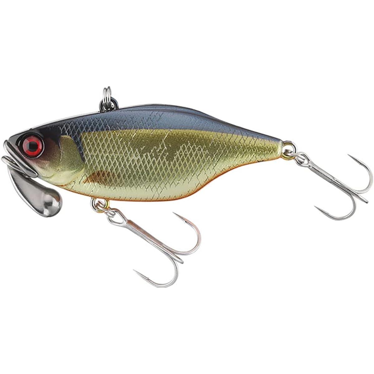 JACKALL TN70 Trigon Champagne Gold Shad 70mm
