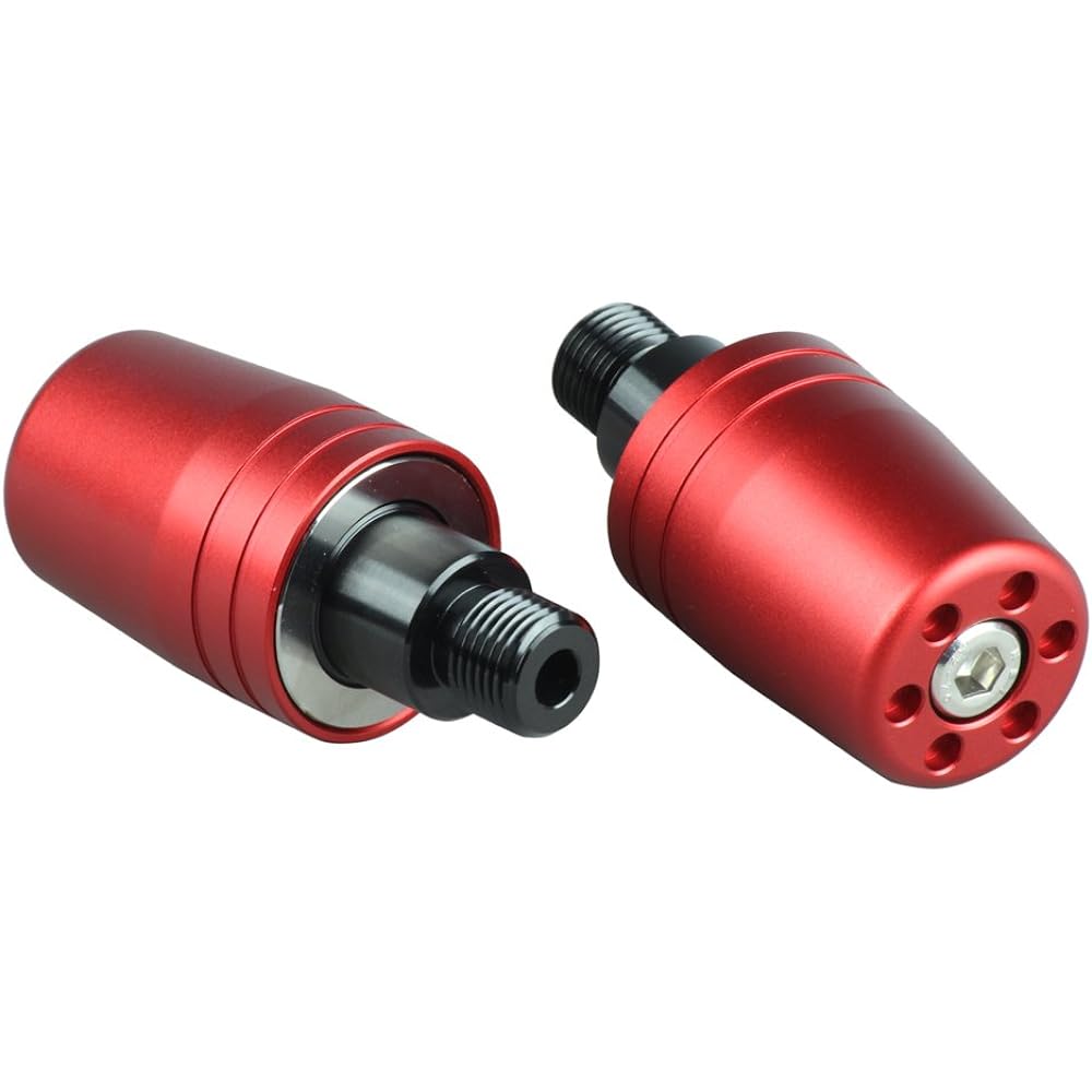 POSH Handlebar End for Yamaha Vehicles M16 for Yamaha Ultra Heavy Bar End Matte Red 2 Pieces 031779-22 Bar End Cap