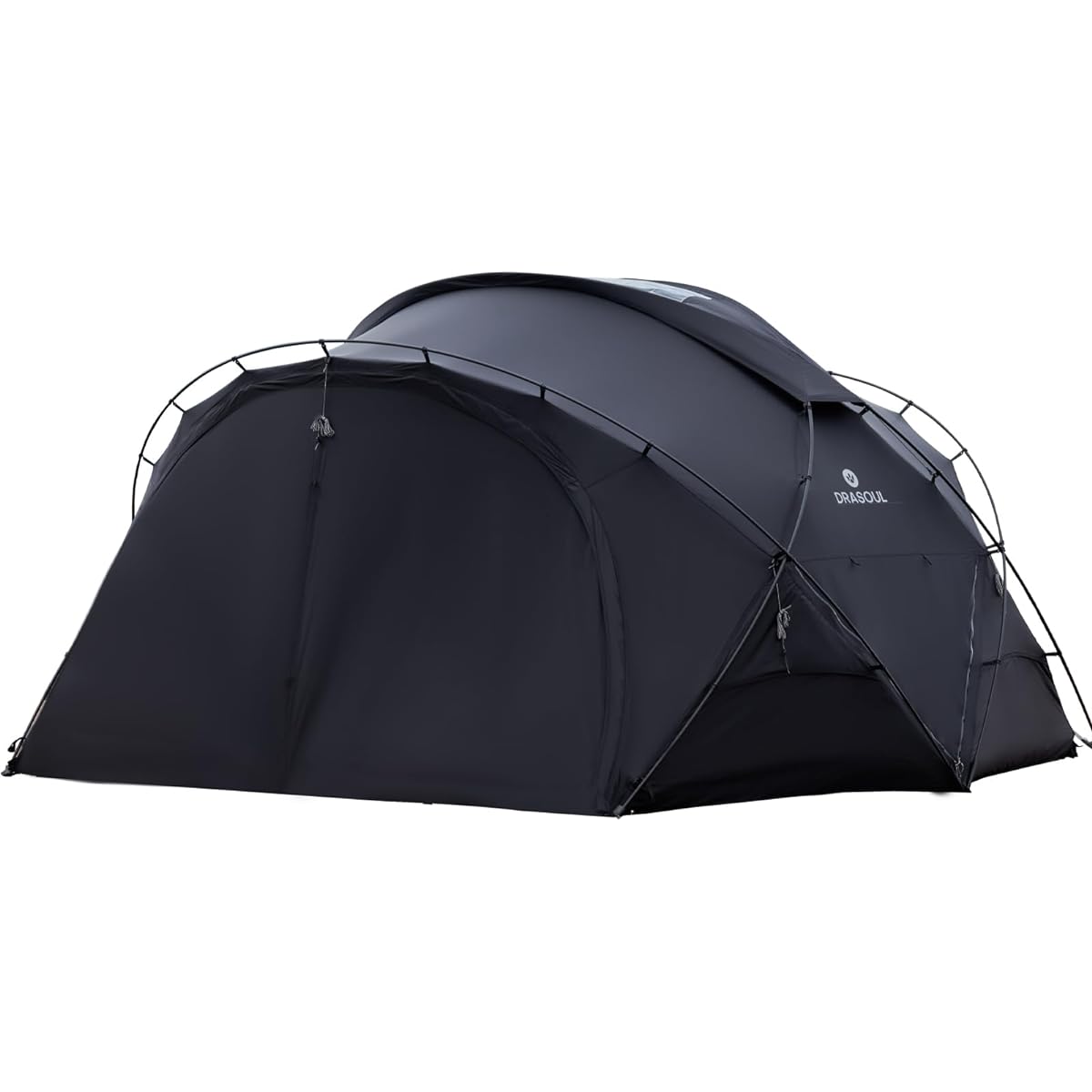 DRASOUL Multifunctional Dome Tent, Water Repellent, Includes Chimney, Sunshade, Light Blocking, Waterproof, Insect Repellent, 40D Nylon, Lightweight