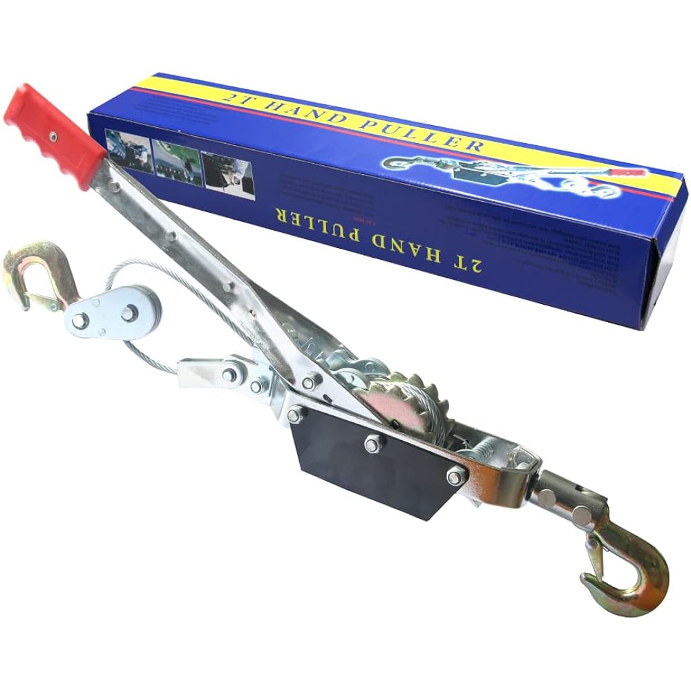 Best Answer Power winch Breaking load 2t Operating load 1t Manual winch Hand winch Winch Lever hoist Portable winch Portable winch Breaking load 2t Operating load 1t Single item Escape Snowy road Snowy mud road