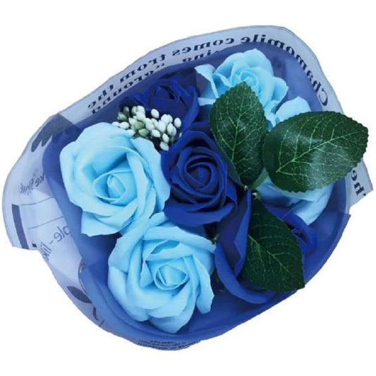 Millennium Art Flower Decoration Blue Size: Diameter approx. 15x Height approx. 21cm FDBX79B