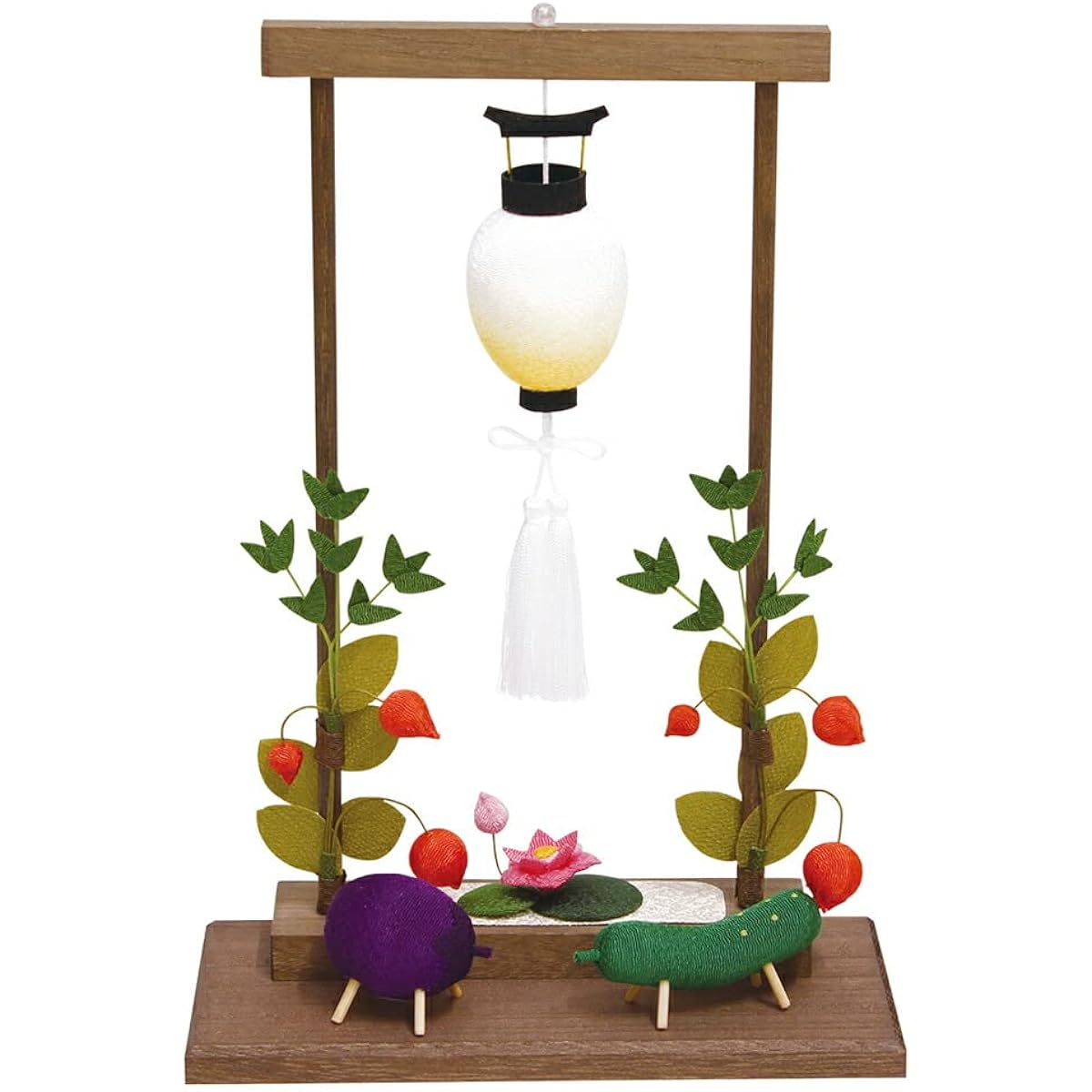 Kyoto Buddhist Altar Hayashi Chirimen Obon Decoration Obon Frame Decoration Set [Original Cross Set]