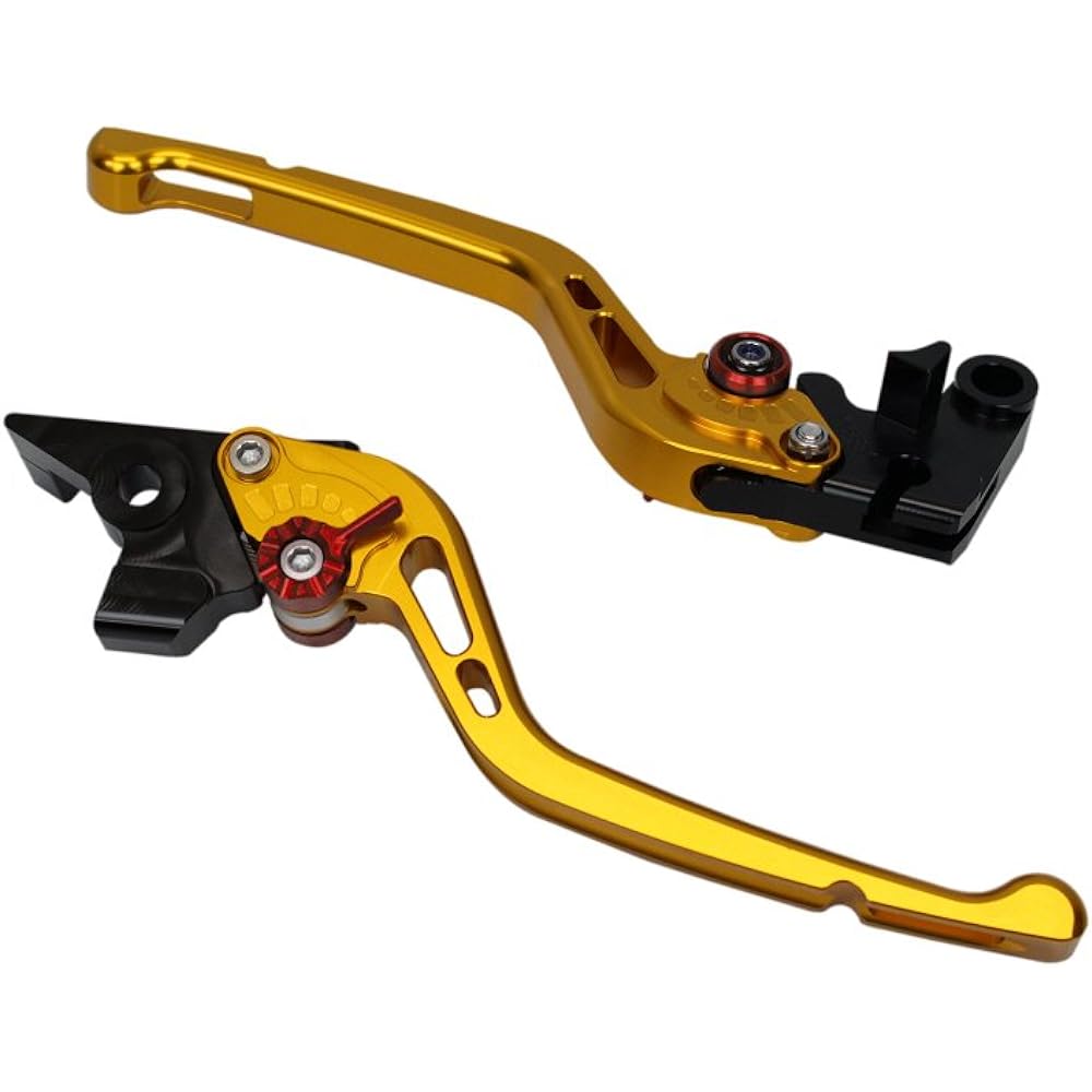 U-KANAYA Aluminum billet lever left and right set TYPE-GP Lever: Gold/Adjuster: Red Honda [CBR250RR(MC51)]