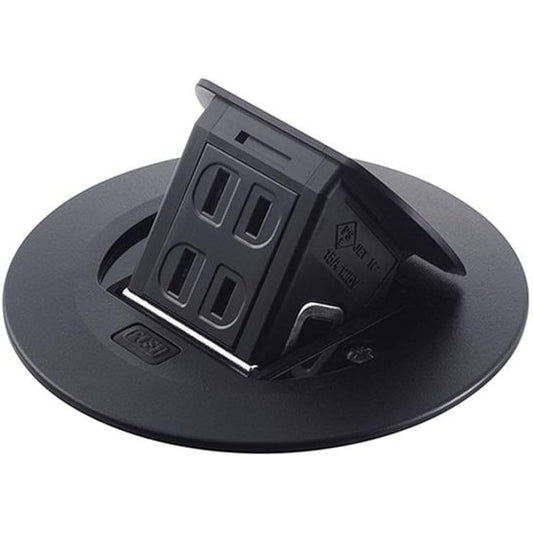Panasonic F-type upcon for residential use, round, 2 mouths, matte black DU1100MB