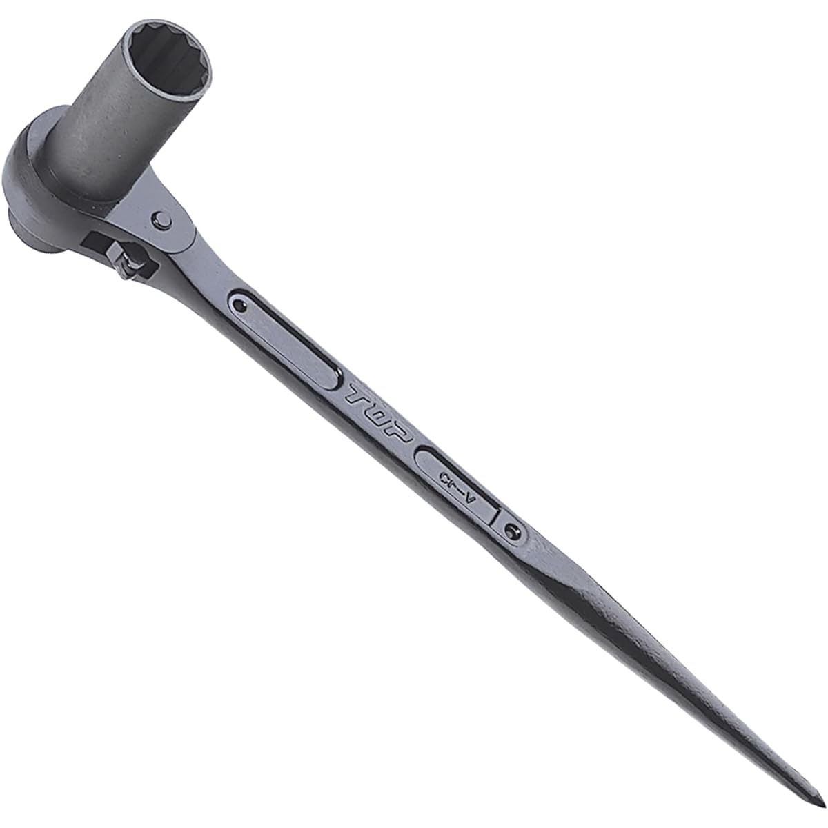 Top (TOP) Super long ratchet wrench 19x24mm Single long type RM-19x24SL Tsubamesanjo Made in Japan