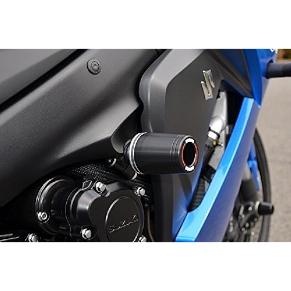 AGRAS Racing Slider with Logo Frame Type (Aluminum Base + Duracon) Duracon: Black φ50 GSX-S1000(15-) GSX-S1000F(15-) 342-302-000BX