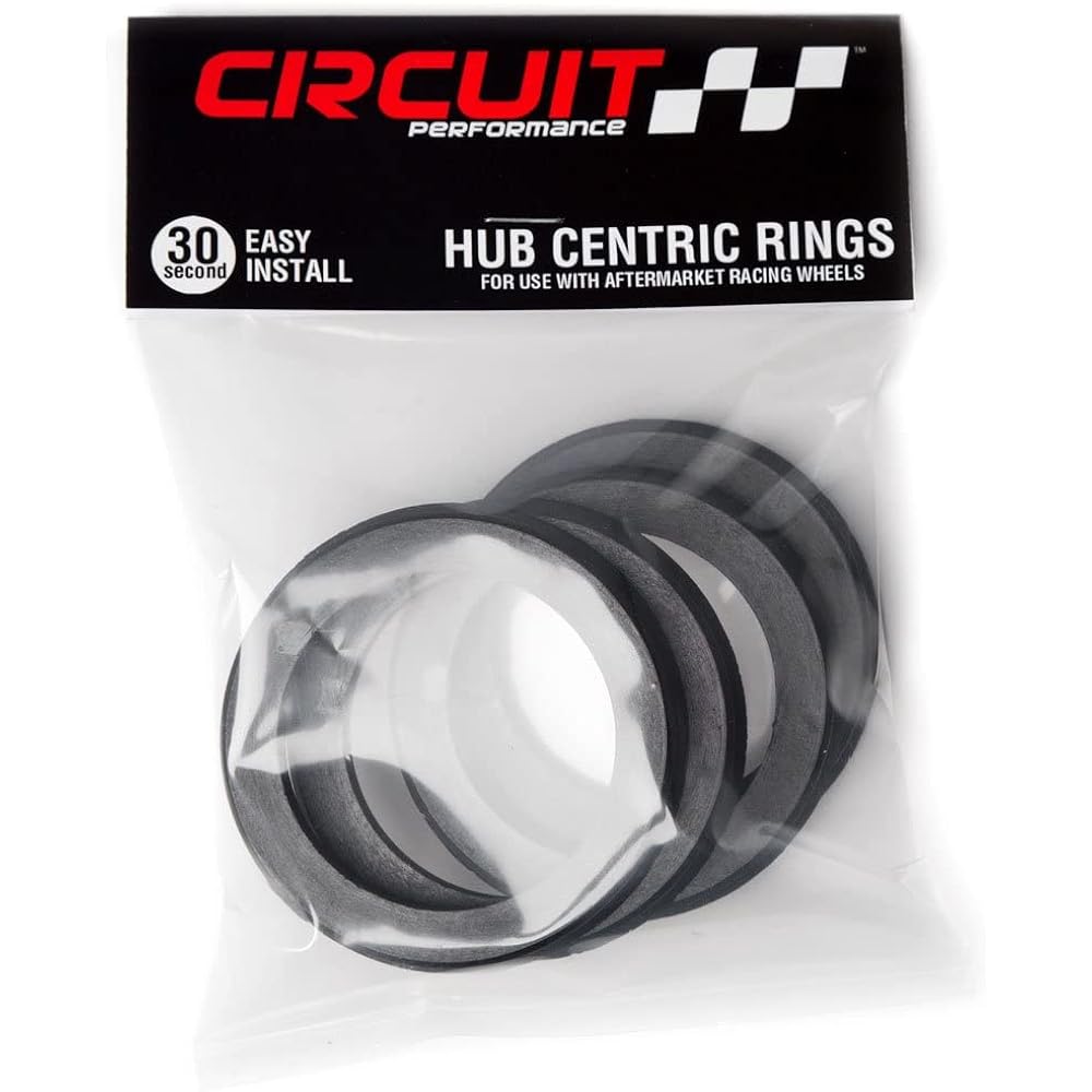 Circuit performance hub centric ring (4 packs) -66.1 ~ 56.1 Black Nylon Hubling -Subaru, 88-05 Honda Civic Acura Integra 56.1mm Carhab 66.1mm Center Boa is used
