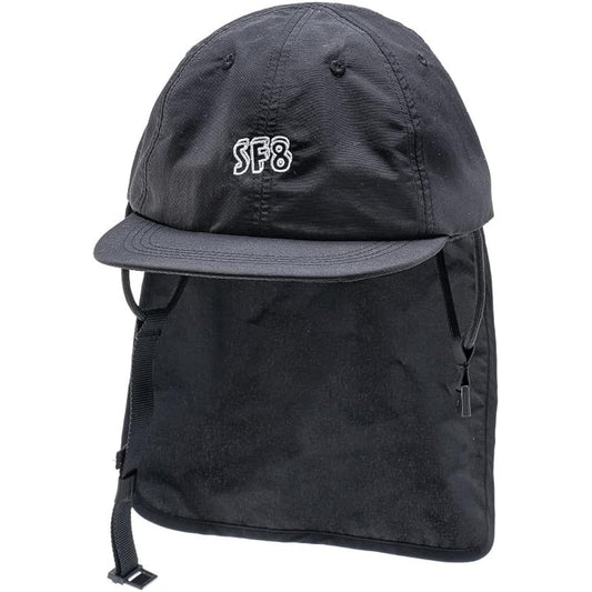 [SURF8] Water-repellent surf black shadow cap/short tsuba 83S3U6