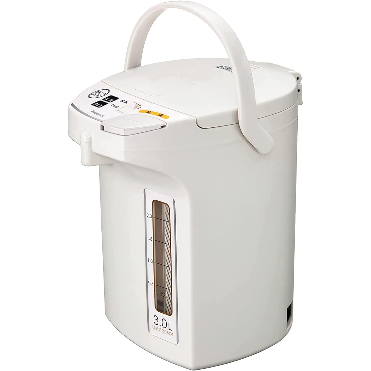 [Large capacity 3L for ease of use] Peacock electric pot 3L WEB limited model White WMJ-30 WA/Safety function Easy to clean Heat retention function Electric hot water heater Dry heating prevention Pot Thermal pot Water boiler 3L